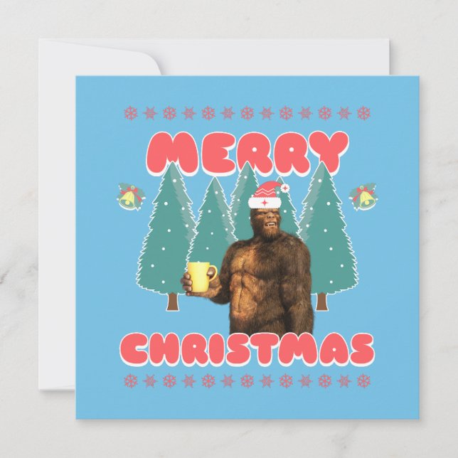 Rolig Bigfoot - God Jul (Framsida)