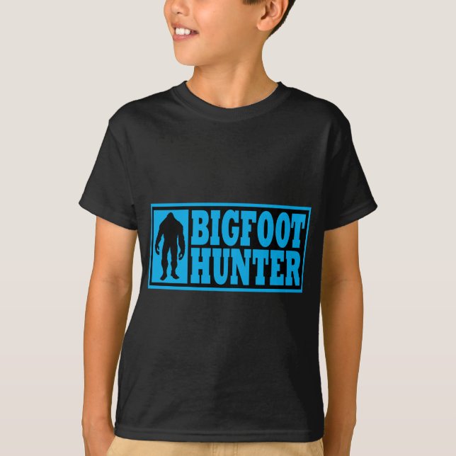 Rolig BIGFOOT JÄGAREskjorta - finna Bigfoot Tee (Framsida)