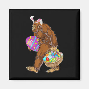 Rolig Bigfoot-jakt på påskägg Magnet