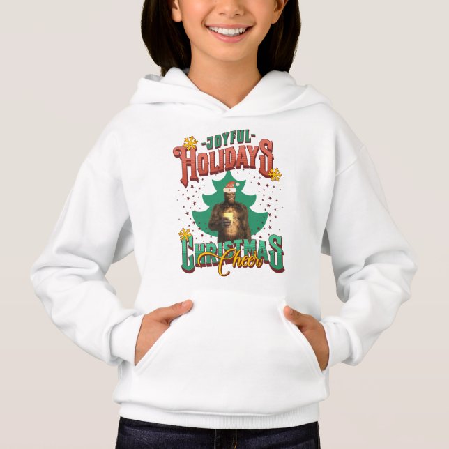 Rolig Bigfoot Julstämning Högtid T Shirt (Framsida)