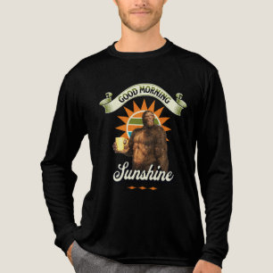 Rolig Bigfoot Kaffe Morgonhumor T Shirt