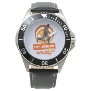 Rolig Bigfoot Löpande Motivation Armbandsur