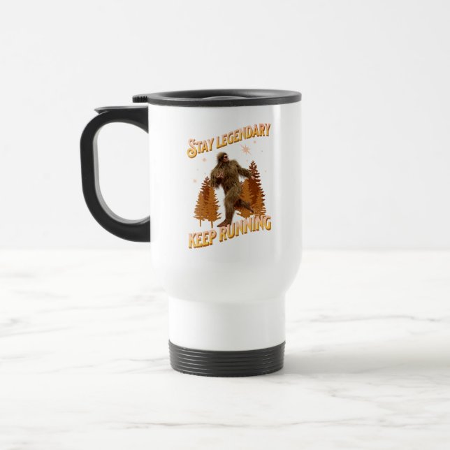 Rolig Bigfoot Löpande Motivation Resemugg (Vänster)