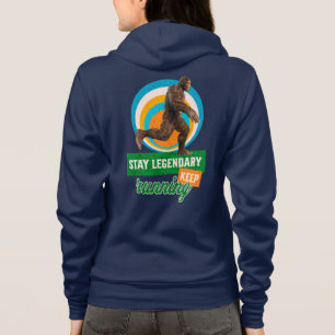 Rolig Bigfoot Löpande Motivation T Shirt