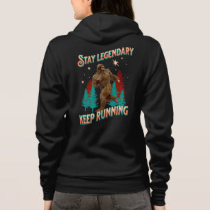 Rolig Bigfoot Löpande Motivation T Shirt