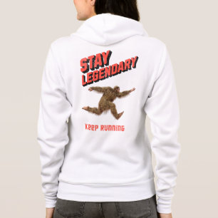 Rolig Bigfoot Löpande Motivation T Shirt