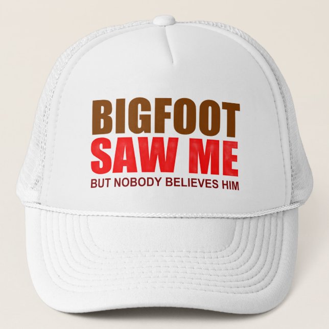 rolig Bigfoot-paranormal Keps (Framsida)
