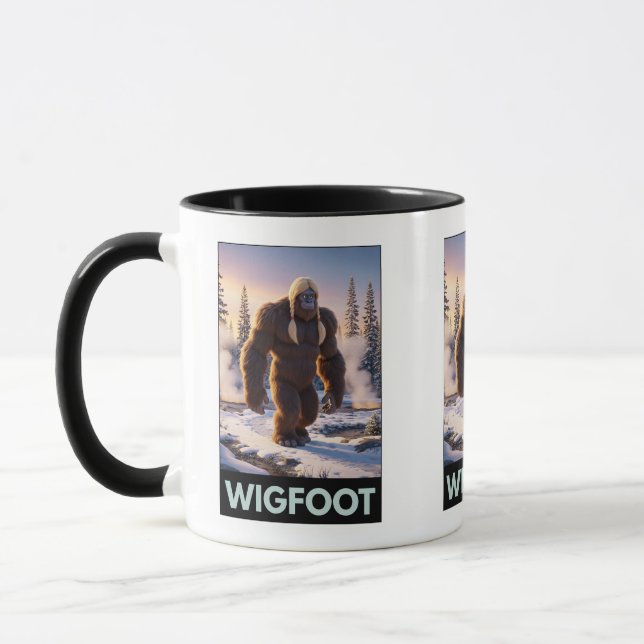 Rolig Bigfoot-parodimugg Mugg (Vänster)