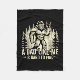 Rolig bigfoot rocka en pappa som är svår att hitta fleecefilt