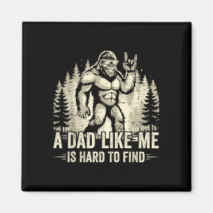 Rolig bigfoot rocka en pappa som är svår att hitta magnet