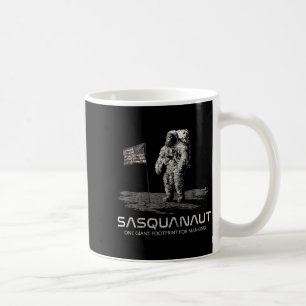 Rolig Bigfoot Sasquatch Rymd Sasquanaut Kaffemugg