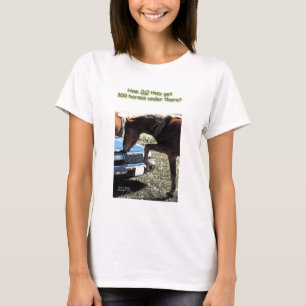 Rolig bil för 300 häst t-shirt