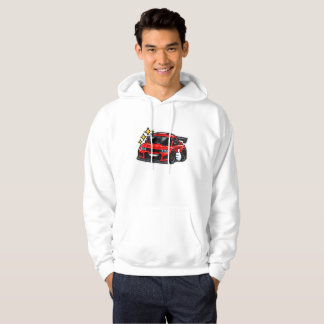 Rolig bilälskare överdragshoodie hoodie
