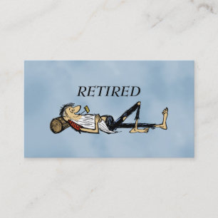 Rolig bild för pensionerad Rip Van Winkle
