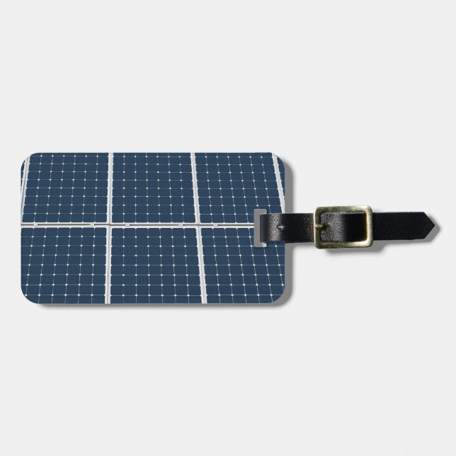 Rolig bild på en solpanel bagagebricka (Horisontell Framsida)