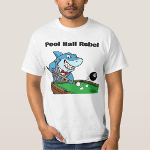Rolig Billard Poolhall Rebell T Shirt