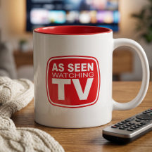 Rolig Binge Watch Mugg - Sett med när jag tittar p