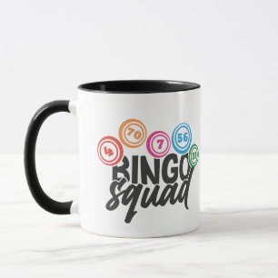 Rolig Bingo-stabbe ordkonst Mugg