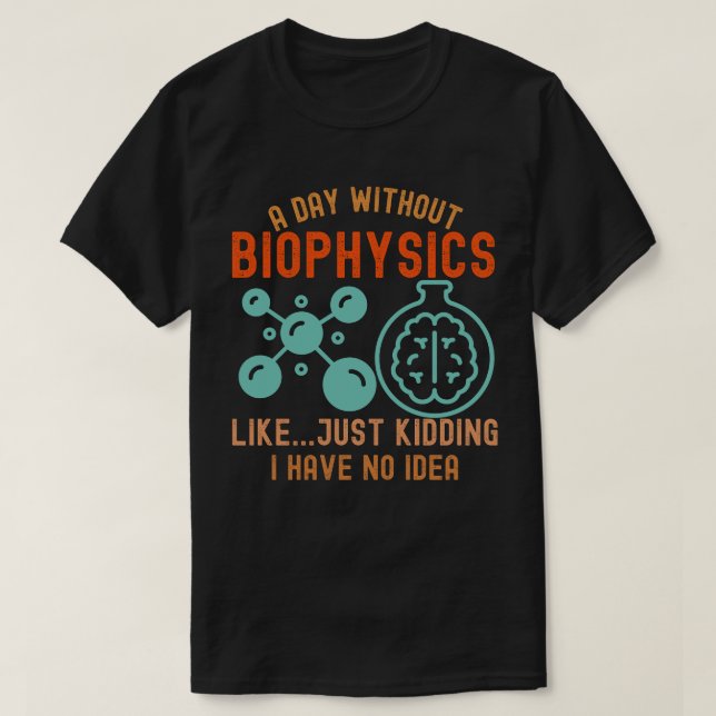 Rolig biofysik, jag älskar biofysik3 t shirt (Design framsida)