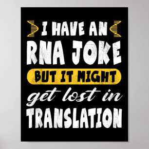 Rolig Biologi rna Skämt Förlorad Översättning' - M Poster