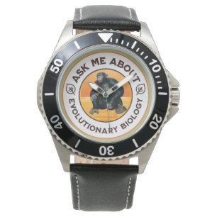 Rolig Biologilärare Evolution Humor Present Armbandsur