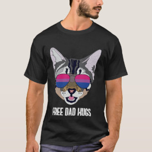 Rolig Bisexuell Gratis Pappa Kramar Bi Pride Kattä T Shirt