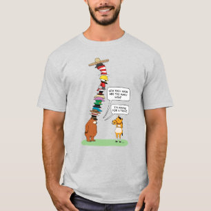 Rolig björn av många hattar t shirt