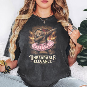 Rolig Björn Balettdansare Dabba Tutu Design T Shirt