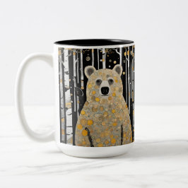 Rolig Björn Kram Mug Två-Tonad Mugg