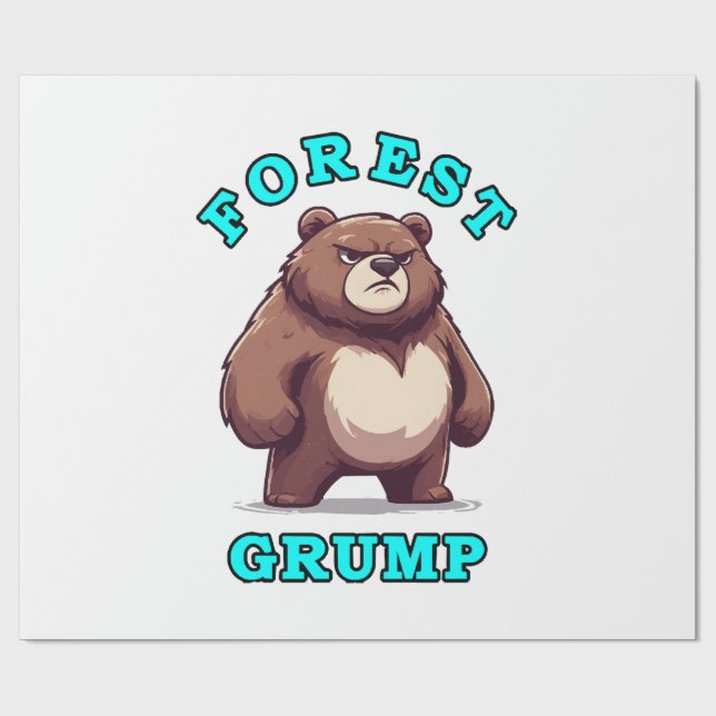 Rolig Björn Presentpapper (Platt)