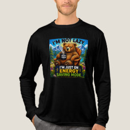 Rolig Björn Sarksastisk Design T Shirt