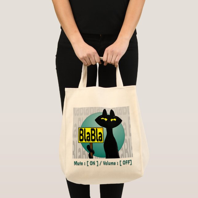 Rolig BlaBla Totebag - BlaBla Tygkasse (Framsida (produkt))