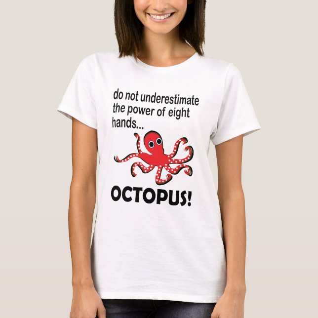 Rolig bläckfisk  t shirt (Framsida)