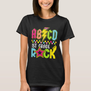 Rolig Blixt Tillbaka Till Skolan Blixt 1:a Klassen T Shirt