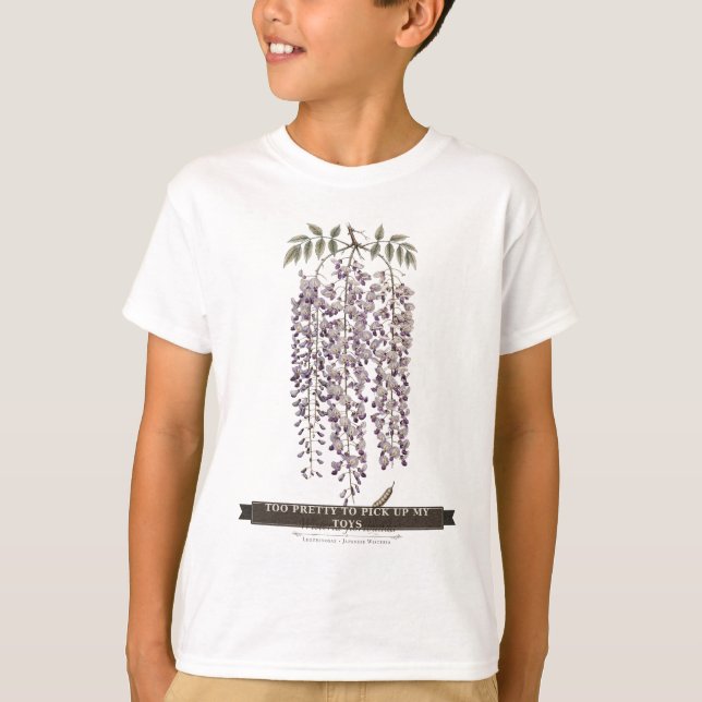 Rolig blomma för barn t shirt (Framsida)