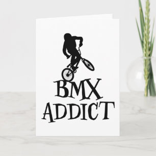 Rolig BMX-cykelsats Cykelslogan present till cykli Kort