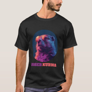 Rolig Bober Bobr Bóbr Bäver Kurwa Meme Rolig Retro T Shirt