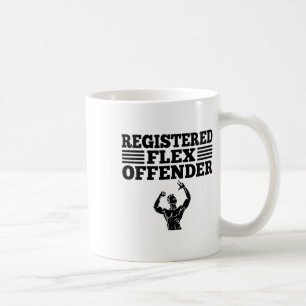 Rolig Bodybuilding Träning Registrerad Flex Förbry Kaffemugg