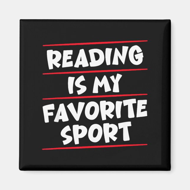 Rolig bok älskare citat läs bibliotek motivation magnet (Framsidan)