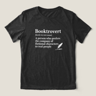 Rolig bokälskare Citat Tri-Blend T-shirt