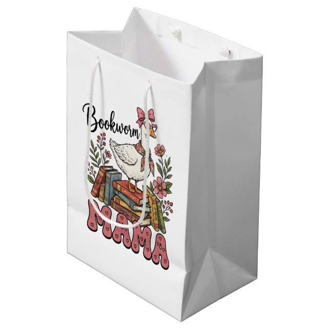 Rolig bokmask Mama gås  (Framsidan Vinklad)