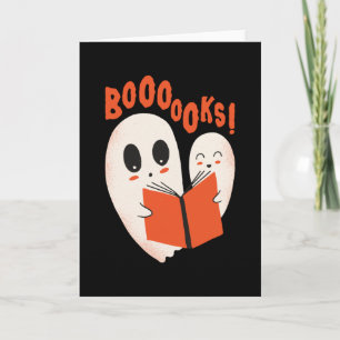 Rolig bokorm-ghost Halloween-kostym Boooooks Kort