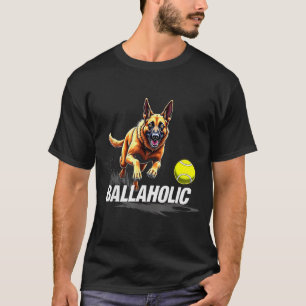 Rolig Bollgalen Belgisk Vallhund Jagar Mali T Shirt