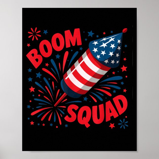 Rolig bomskvadron amerika säkerhetsdirektör poster (Framsidan)