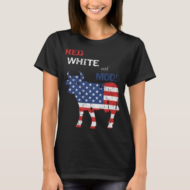 Rolig bonde 4 juli ko t shirt (Framsida)