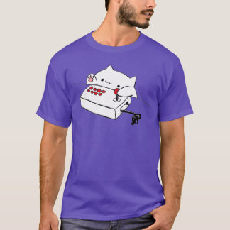 Rolig Bongo Katt Rolig Söt Gamer Meme Katt tee Män