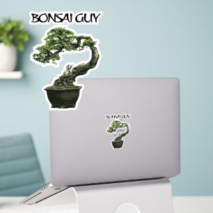 Rolig Bonsai-kille-citat för Bonsai-älskare Klistermärken