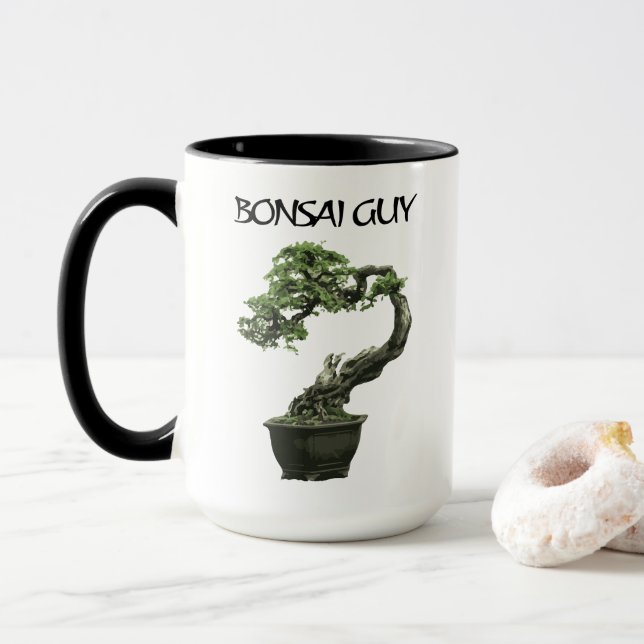 Rolig Bonsai-kille-citat för Bonsai-älskare Mugg (Med munk)