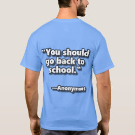 Rolig Bonus Flipper T-Shirt Anonym Citat 3