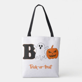 Rolig Boo Halloween-handelsväska Tygkasse